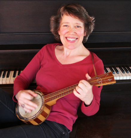 Sara Louise Snyder with instruments